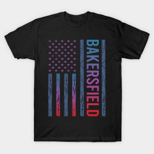 Blue Red Flag - Bakersfield T-Shirt